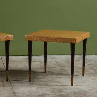 Paul Frankl Cork Side Table for Johnson Furniture Co.