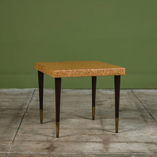 Paul Frankl Cork Side Table for Johnson Furniture Co.