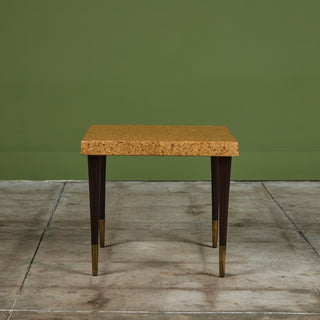 Paul Frankl Cork Side Table for Johnson Furniture Co.