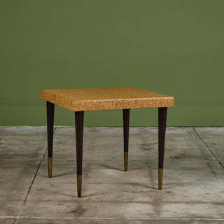 Paul Frankl Cork Side Table for Johnson Furniture Co.