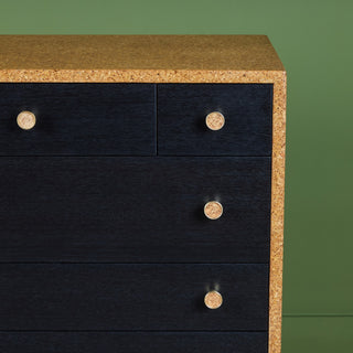 Paul Frankl Cork Highboy Dresser for Johnson Furniture Co.