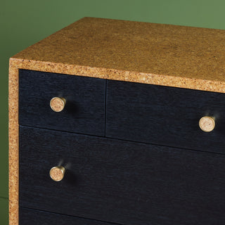 Paul Frankl Cork Highboy Dresser for Johnson Furniture Co.