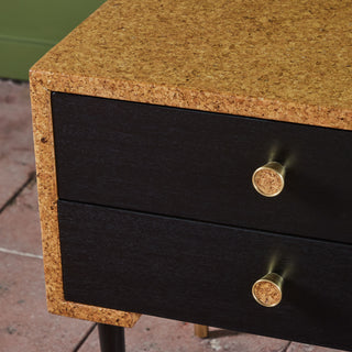 Pair of Paul Frankl Cork Nightstands for Johnson Furniture Co.