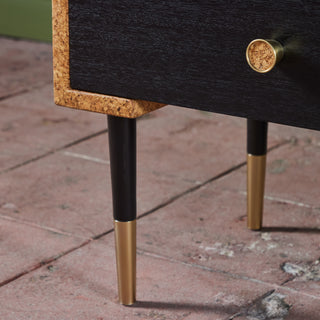 Pair of Paul Frankl Cork Nightstands for Johnson Furniture Co.