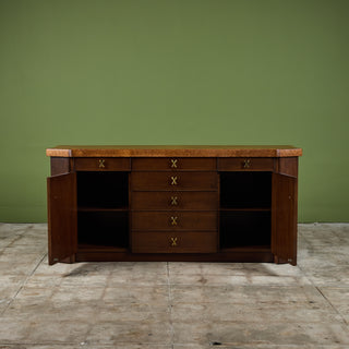 Paul Frankl Cork Credenza for Johnson Furniture Co.