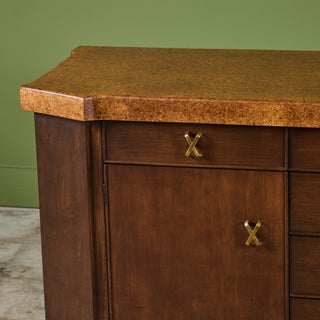 Paul Frankl Cork Credenza for Johnson Furniture Co.