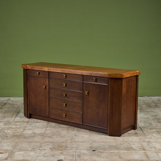 Paul Frankl Cork Credenza for Johnson Furniture Co.