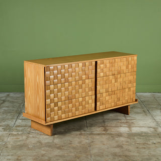 Paul Laszlo "Basket Weave" Dresser for Brown Saltman