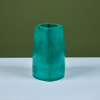 Robert Kuo Green Peking Glass Vase