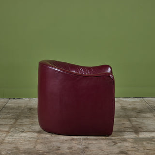 Leather Club Lounge Chair by Metropolitan Furniture Co.