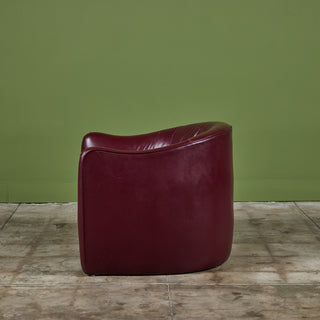 Leather Club Lounge Chair by Metropolitan Furniture Co.