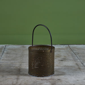 Perforated Brass Pail