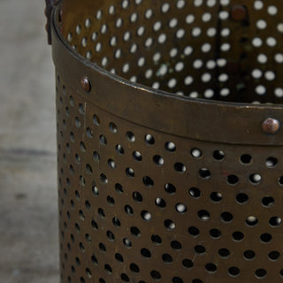 Perforated Brass Pail