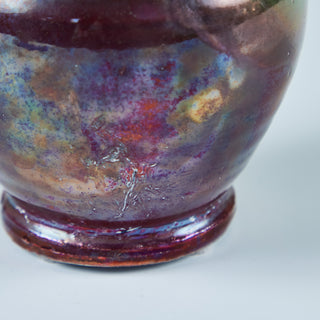 Raku Glazed Tulip Vase