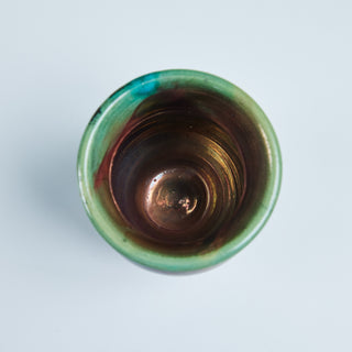 Raku Glazed Tulip Vase