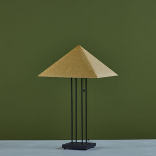 Pyramid Paper Shade Table Lamp