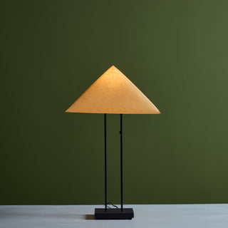 Pyramid Paper Shade Table Lamp