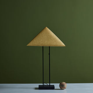 Pyramid Paper Shade Table Lamp