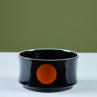 Raymor Italy Black Bowl Planter