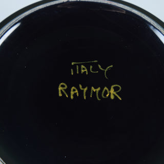 Raymor Italy Black Bowl Planter