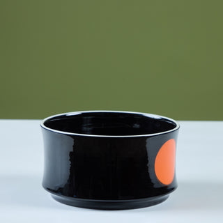 Raymor Italy Black Bowl Planter