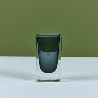 Blue Glass Vase by Nils Landberg for Orrefors