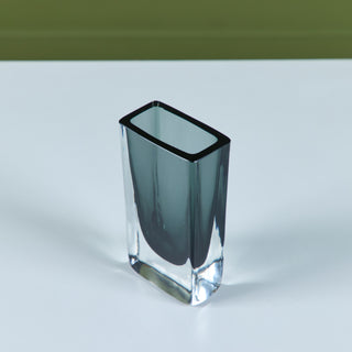 Blue Glass Vase by Nils Landberg for Orrefors