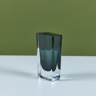 Blue Glass Vase by Nils Landberg for Orrefors