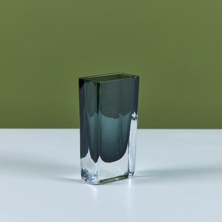 Blue Glass Vase by Nils Landberg for Orrefors