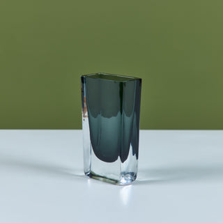 Blue Glass Vase by Nils Landberg for Orrefors