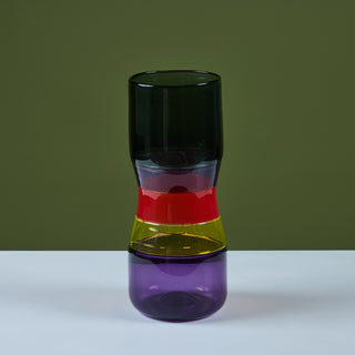 "Punaista Ja Makeaa" Incalmo Glass Vase