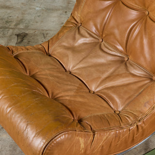 Renato Balestra Leather Lounge Chair for Cinova