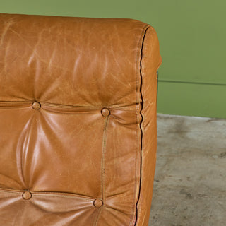 Renato Balestra Leather Lounge Chair for Cinova