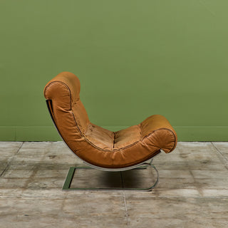 Renato Balestra Leather Lounge Chair for Cinova