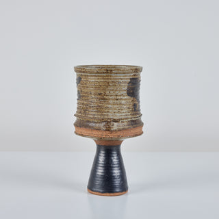 Studio Ceramic Ribbed Goblet