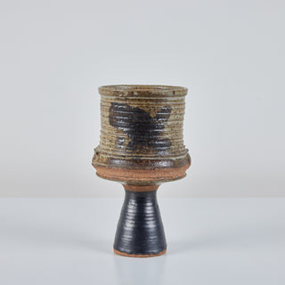 Studio Ceramic Ribbed Goblet