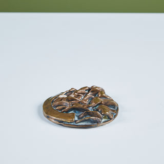 Sculpted Bronze Medallion by Riccardo Cassini