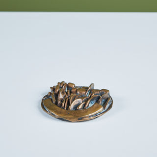 Sculpted Bronze Medallion by Riccardo Cassini