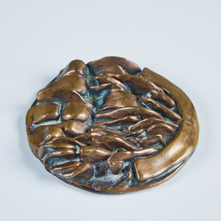 Sculpted Bronze Medallion by Riccardo Cassini