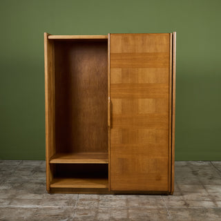 Robert Guillerme and Jacques Chambron Oak Wardrobe