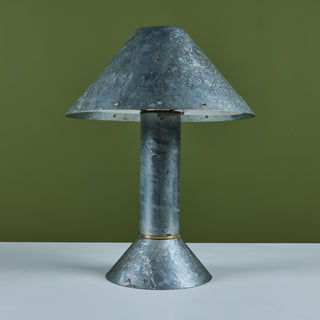 Ron Rezek Galvanized Steel Table Lamp