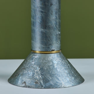 Ron Rezek Galvanized Steel Table Lamp