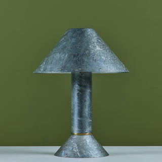 Ron Rezek Galvanized Steel Table Lamp