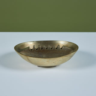 Solid Brass Ashtray