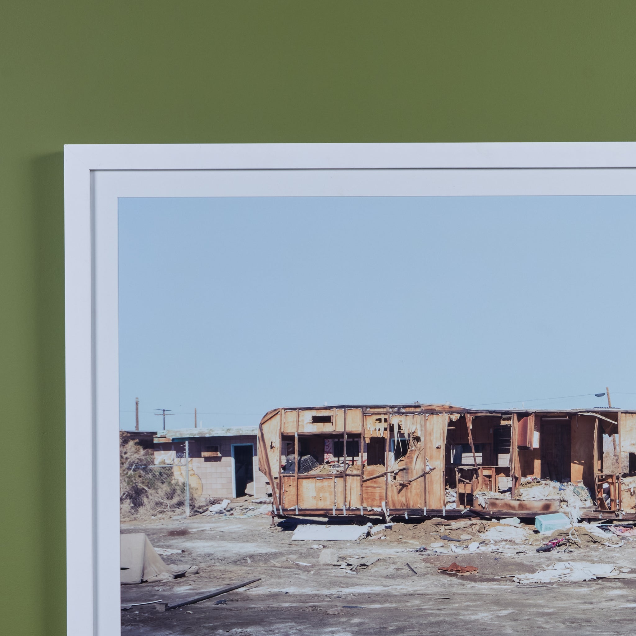 Salton Sea Framed Photograph by Steven Clouse