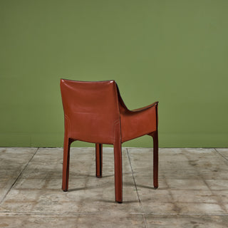 ON HOLD ** Set of Ten Mario Bellini Cab Armchairs for Cassina