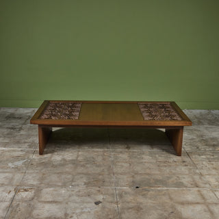 Sherrill Broudy Mahogany Coffee Table for Forms and Surfaces