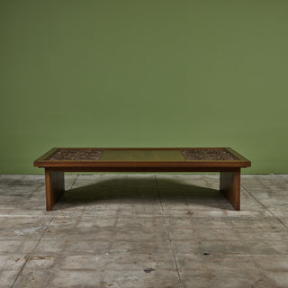 Sherrill Broudy Mahogany Coffee Table for Forms and Surfaces