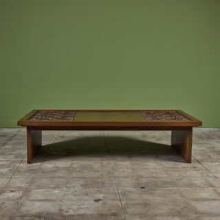 Sherrill Broudy Mahogany Coffee Table for Forms and Surfaces