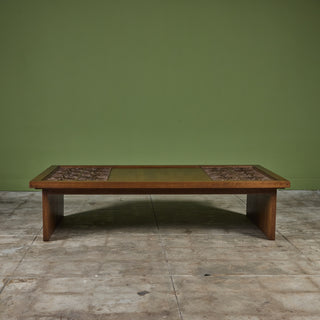 Sherrill Broudy Mahogany Coffee Table for Forms and Surfaces